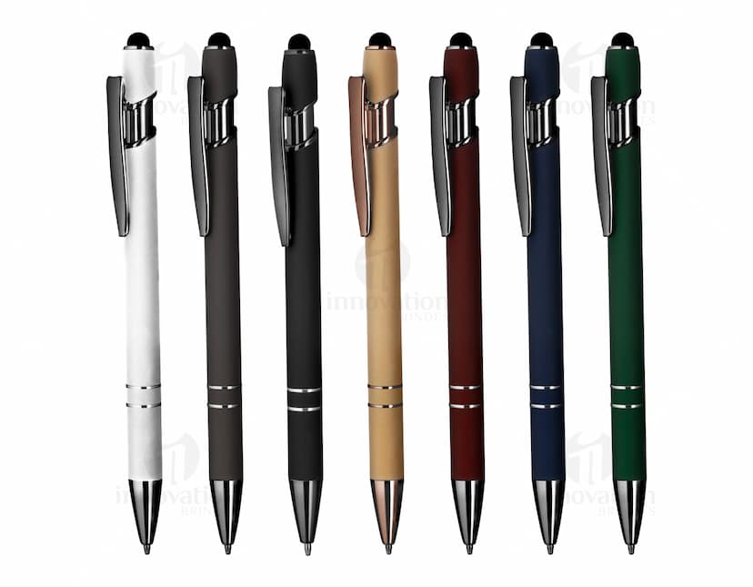Caneta metálica de alta qualidade, ideal para presentear clientes e colaboradores. Personalize com a sua marca e promova o seu negócio com elegância e sofisticação. Peça já a sua!