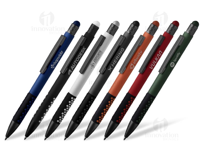 Caneta metálica de alta qualidade para escrita fina e precisa. Ideal para uso no escritório ou na escola. O acabamento em metal garante durabilidade e elegância. Adquira a sua agora e tenha um instrumento de escrita confiável e sofisticado em mãos. Aproveite!