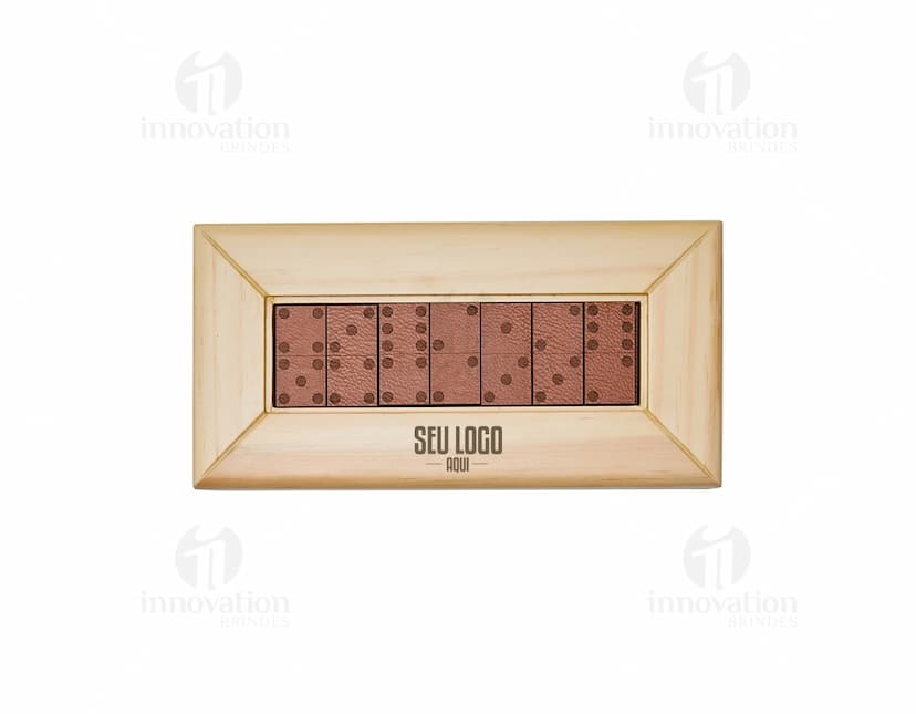 Foto de um Jogo de Dominó Premium em um fundo preto. O jogo é colorido e possui um design elegante, com peças em forma de chip eletrônico. As peças estão organizadas em um padrão vistoso, destacando-se as diferentes cores e números. É um item de entretenimento em formato de dominó, perfeito para momentos de diversão e relaxamento.