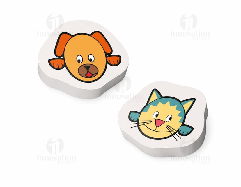 Conjunto com 3 borrachas para apagar seus erros com facilidade e precisão. Ideal para uso escolar e escritório. Adquira já o seu!