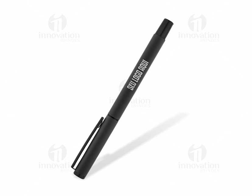 Caneta em alumínio de alta qualidade, resistente e sofisticada. Ideal para presentear clientes e colaboradores. Personalize com sua marca!