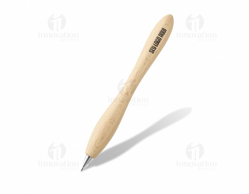caneta em madeira Personalizado