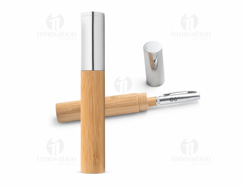 caneta em bambu Personalizado