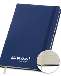 Bloco de anotações em couro sintético 21x14 - Ideal para organizar sua rotina de trabalho com estilo e praticidade. Perfeito para reuniões, estudos ou anotações diárias. Garanta já o seu!