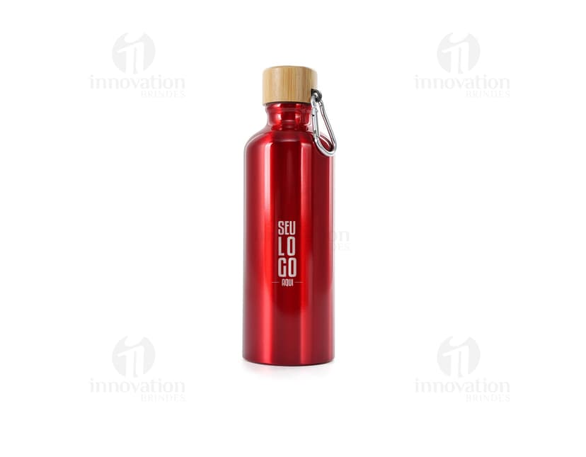 Garrafa de alumínio 500ml transparente, vazia e com tampa. A garrafa é feita de alumínio, é leve e resistente, ideal para transportar líquidos como água, sucos ou chás. Perfeita para manter a hidratação durante atividades esportivas ou no dia a dia.