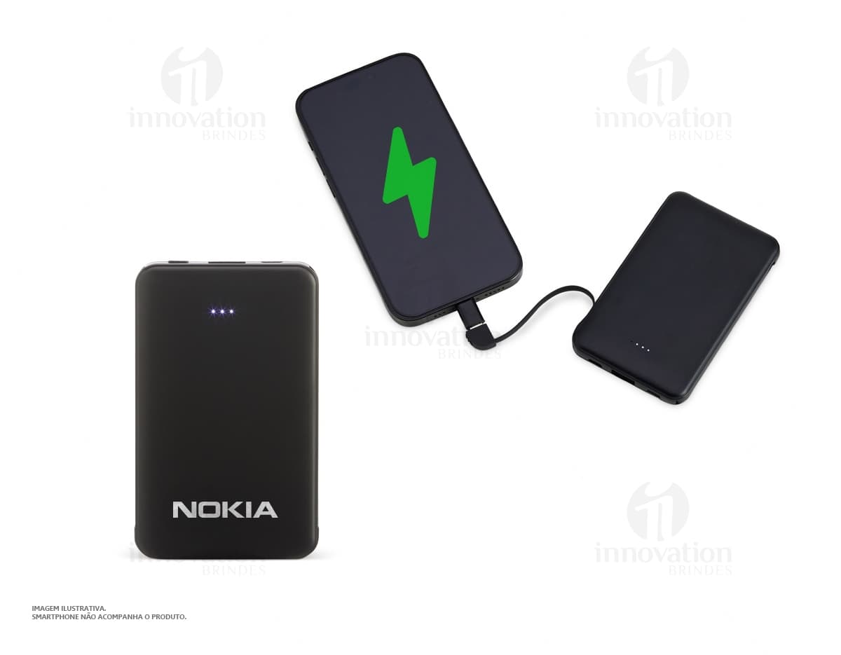 power bank plástico 5.000mah Personalizado