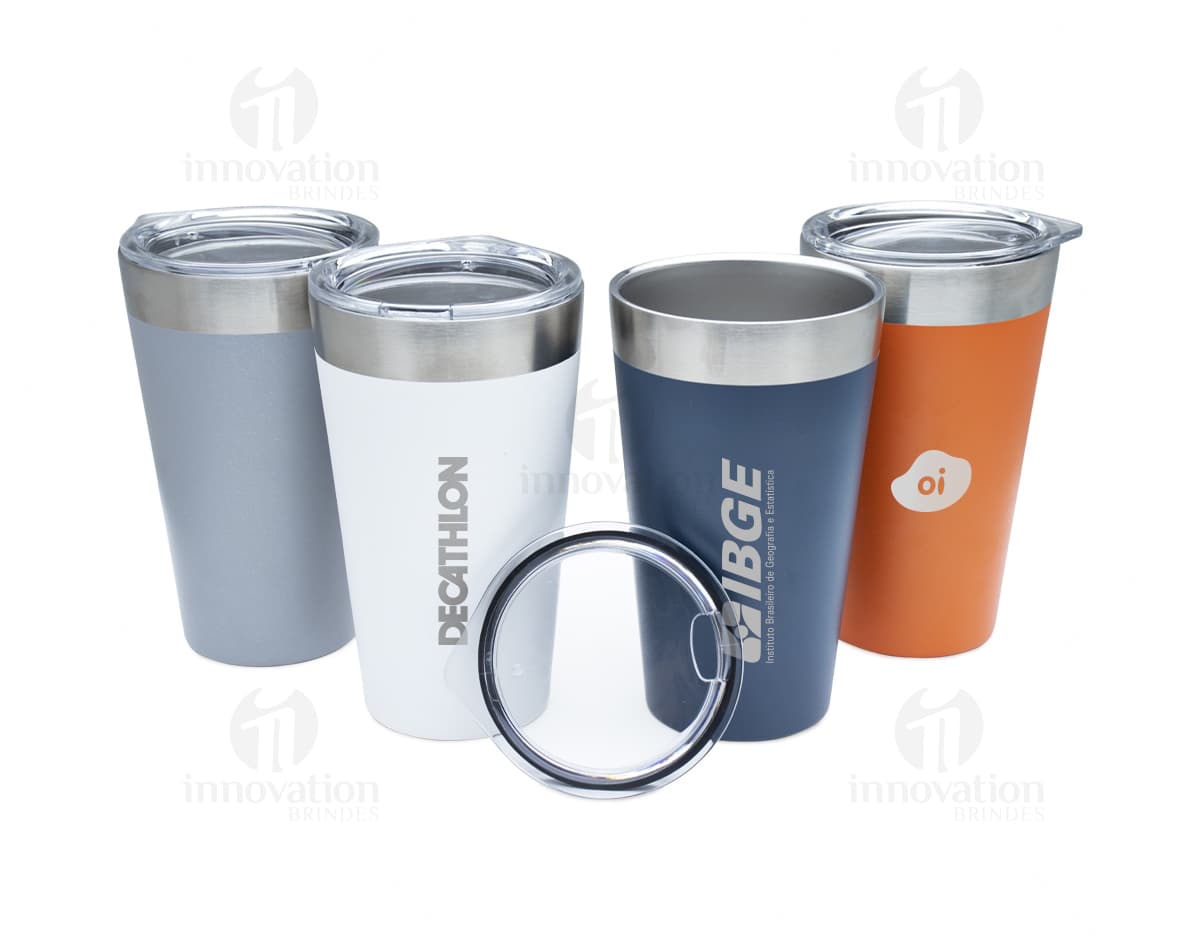 copo térmico de inox 473ml Personalizado