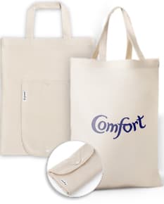 Bolsa de algodão reciclado dobrável, com design vintage. Feita de material eletrônico antigo, com espaço vazio para colocar documentos e objetos diversos. Cor marrom e amarela, com detalhes em plástico e metal. Ideal para uso no escritório, escola ou em viagens.