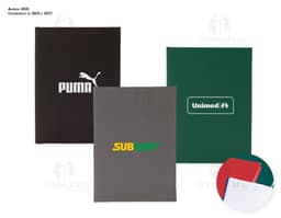 2025 blue rubberized planner with an elastic closure.
