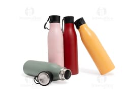 Garrafa Inox 800ml - Mantenha-se hidratado com estilo e praticidade. Potele sua água ou bebida favorita nessa garrafa de inox