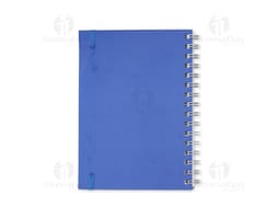 Black Planner Notebook with blank pages and a colorful page marker.