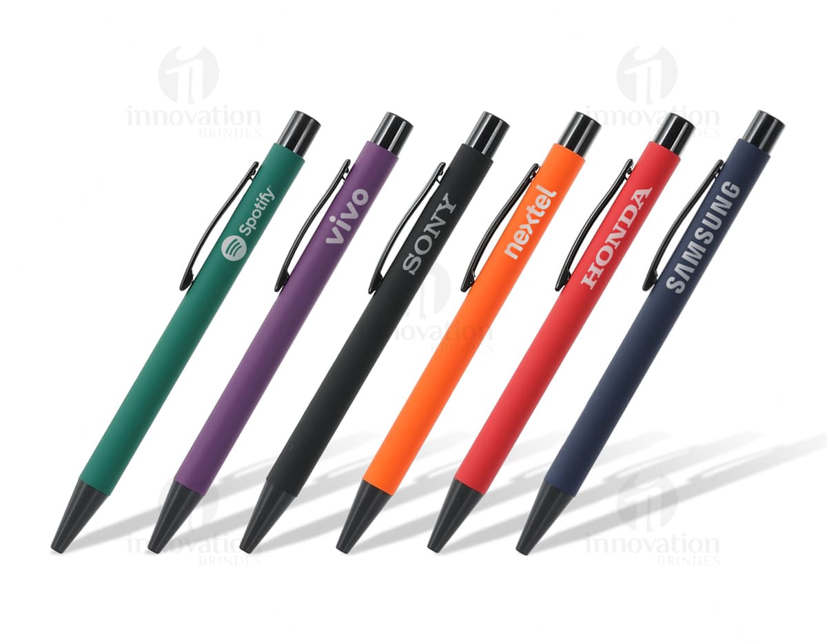 Caneta de metal para escrita e desenho. Ideal para uso no escritório, na escola ou em casa. Design elegante e durável. Disponível em várias cores. Compre já!