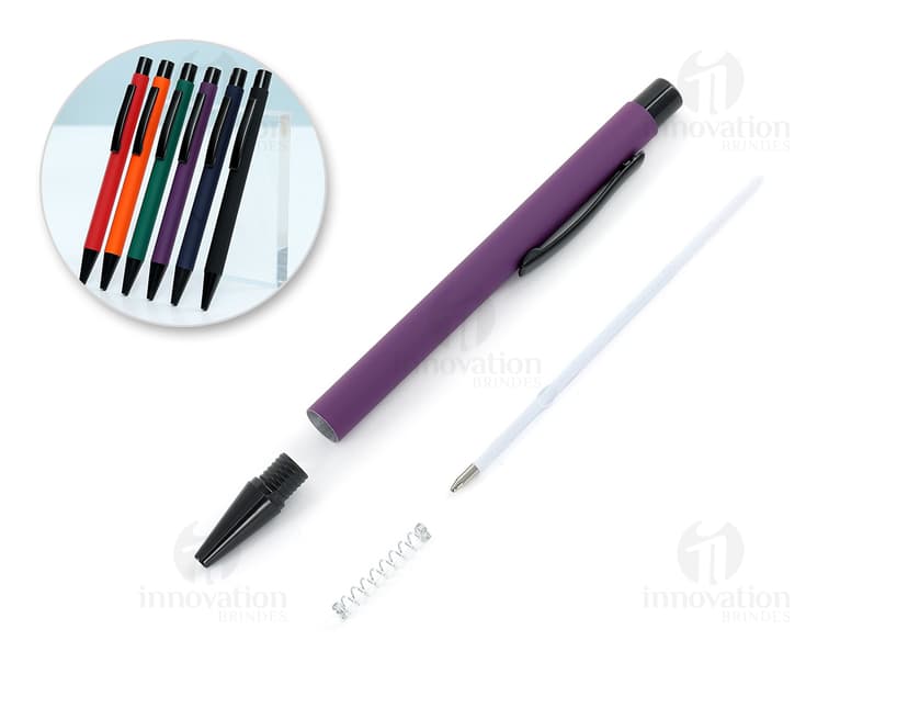 Caneta de metal elegante para escrita e desenho de alta qualidade em escritórios, escolas e negócios. Ferramenta essencial para marcar, criar e destacar em papel, com design durável e ponta afiada. Adquira já a sua!