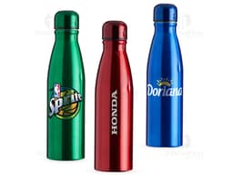 Botella de aluminio con capacidad de 630ml.