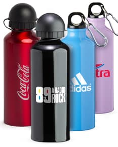 Garrafa de alumínio 500ml com mosquetão, ideal para armazenar líquidos. Feita em material resistente e de alta qualidade, com design prático e clean. Perfeita para manter a hidratação em dia, seja em casa, na academia ou em passeios ao ar livre.