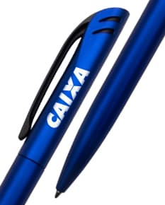 Caneta plástica colorida - ideal para escrita no escritório, escola ou em casa. Design moderno e cores vibrantes. Garanta já a sua!