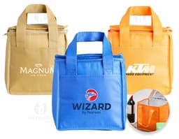 Bolsa térmica 5 litros para regalos de empresa e presentes especiais. Ideal para manter alimentos frescos em viagens e