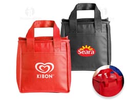 Bolsa térmica 5 litros para regalos de empresa e presentes especiais. Ideal para manter alimentos frescos em viagens e