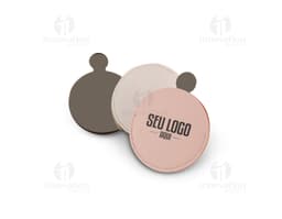 Espejo inox ultrafino con funda, diseño moderno y elegante. Ideal para uso en cosméticos y maquillaje. Disco de