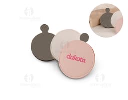 Espejo inox ultrafino con funda, diseño moderno y elegante. Ideal para uso en cosméticos y maquillaje. Disco de