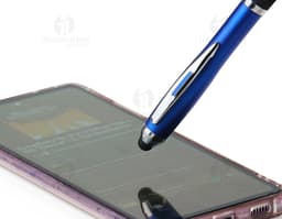 Caneta plástica touch: ideal para assinaturas, escrita e desenhos precisos. Perfeita para uso no escritório, estudos e