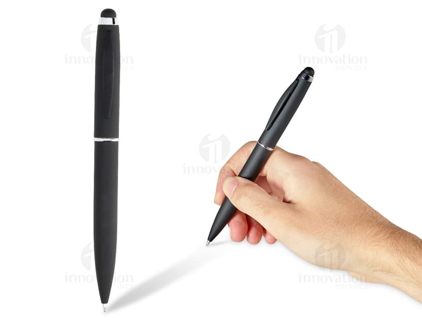 Caneta Metal Touch: A caneta perfeita para assinar documentos e realizar anotações com precisão e qualidade. Feita em metal, possui design sleek e moderno. Ideal para uso no escritório e também em reuniões de negócios. Adquira já a sua!