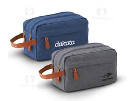 Polyester necessary with black leather, modern equipment with 3 zippers, ideal for storing items, DSLR camera, money