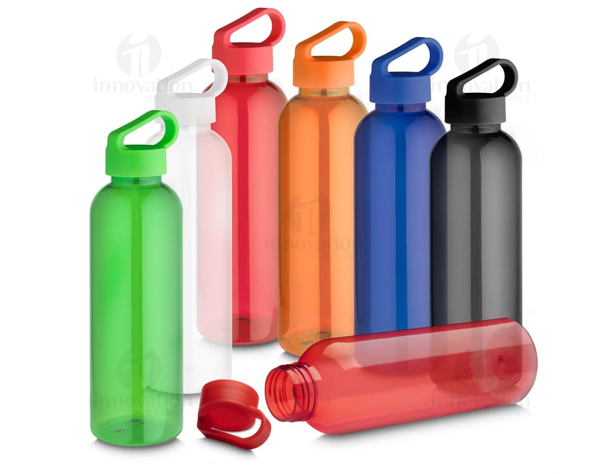 Garrafa PET de 550ml - Ideal para hidratação e praticidade no dia a dia. Garrafa transparente, leve e resistente, perfeita para armazenar líquidos. Adquira a sua agora!
