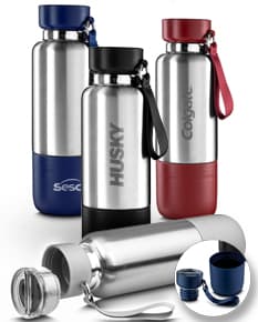 Garrafa térmica de 500ml, ideal para manter suas bebidas quentes ou frias por mais tempo. Feita em alumínio resistente e isolada termicamente, perfeita para levar para o trabalho, academia ou viagens. Prática e durável, essa garrafa é a companheira perfeita para o seu dia a dia. Nunca mais se preocupe com a temperatura das suas bebidas!
