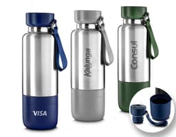 500ml thermal water bottle, ideal for keeping your drinks hot or cold for longer. Made of durable aluminum and thermally