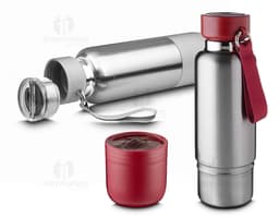 500ml thermal water bottle, ideal for keeping your drinks hot or cold for longer. Made of durable aluminum and thermally