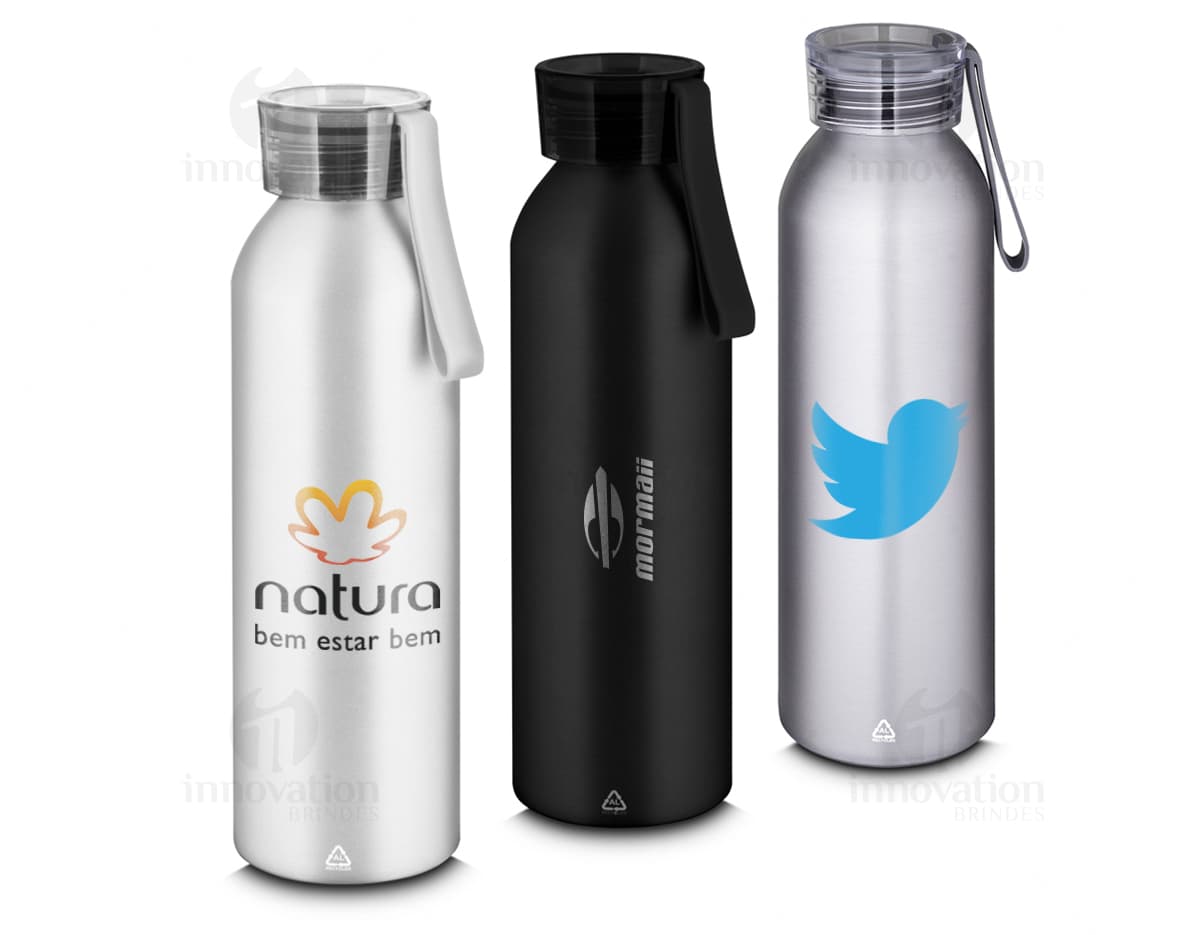 garrafa em alumínio de 600ml Personalizado