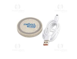 Carregador via indução - Tecnologia de ponta para carregar seu dispositivo de forma rápida e eficiente. Design moderno e
