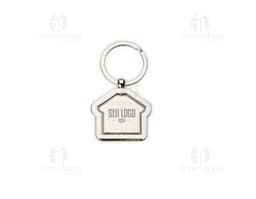 Porta-chaves metálico de alta qualidade, ideal para promover a sua marca ou empresa! Este porta-chaves é perfeito para manter
