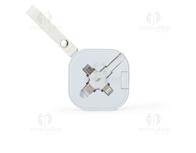 cabo usb retrátil 4 em 1 Personalizado