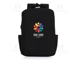 Mochila de Nylon 27L para viagens e trabalho. Ideal para quem busca praticidade e estilo. Feita em couro e nylon, possui