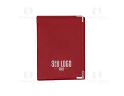 Bolsa porta documento em couro sintético, ideal para manter seus documentos organizados e seguros. Um acessório de luxo e