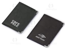 Porta documento em couro sintético de luxo para agregar sofisticação ao seu visual empresarial. Ideal para guardar documentos