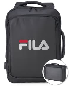 MOCHILA COURO SINTÉTICO USB 17 LITROS