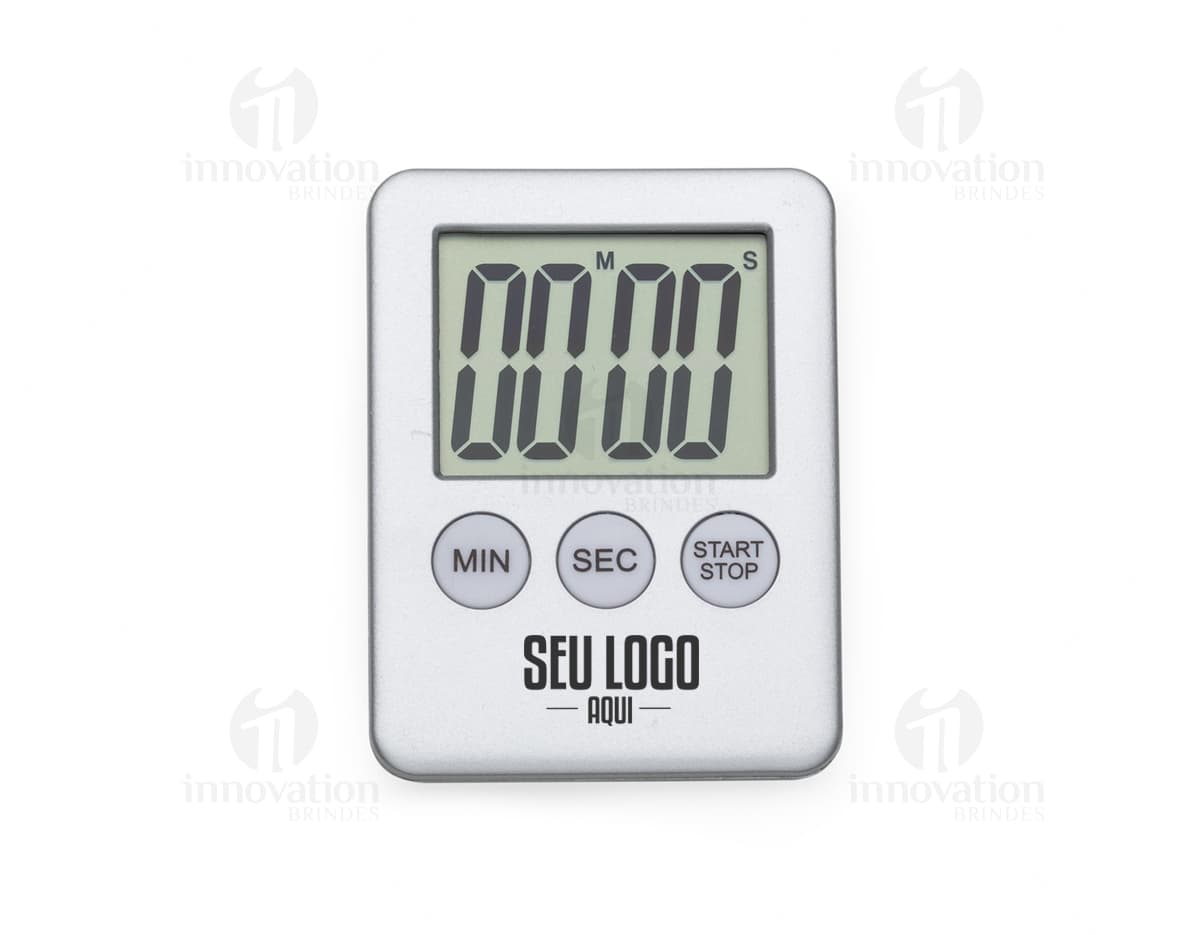 Timer digital plástico - Controle seu tempo com precisão e modernidade! Este dispositivo tecnológico e fácil de usar é perfeito para sua rotina, seja no trabalho, estudo ou lazer. Nunca mais perca um compromisso com esse relógio digital que te mantém sempre organizado. Adquira já o seu e ganhe mais praticidade no seu dia a dia!