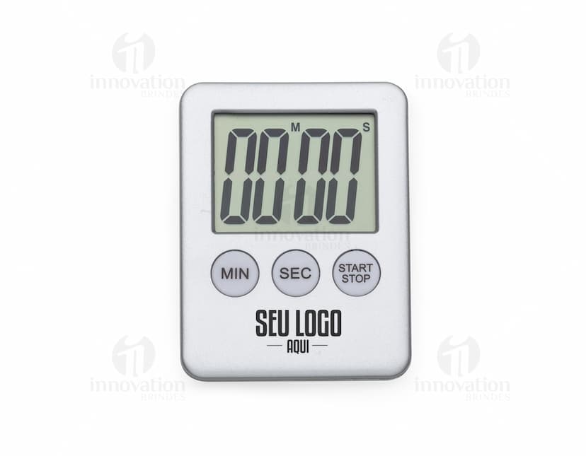 Timer digital plástico - Controle seu tempo com precisão e modernidade! Este dispositivo tecnológico e fácil de usar é perfeito para sua rotina, seja no trabalho, estudo ou lazer. Nunca mais perca um compromisso com esse relógio digital que te mantém sempre organizado. Adquira já o seu e ganhe mais praticidade no seu dia a dia!