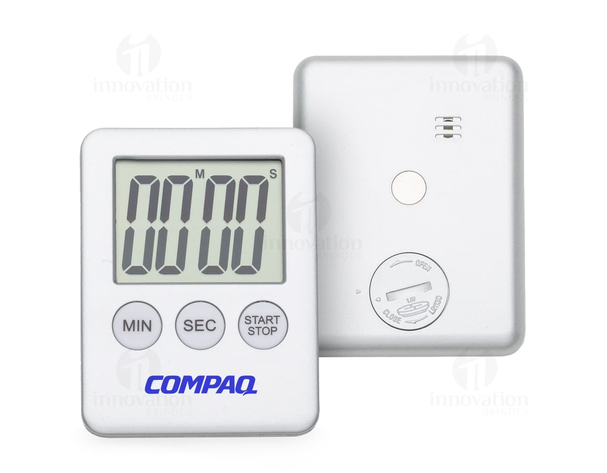 Timer digital plástico: controle o tempo com precisão e modernidade. Perfeito para organização e eficiência em seu dia a dia. Com design inovador e fácil de usar, este dispositivo é essencial para suas tarefas diárias. Adquira já o seu e ganhe mais praticidade em suas atividades.