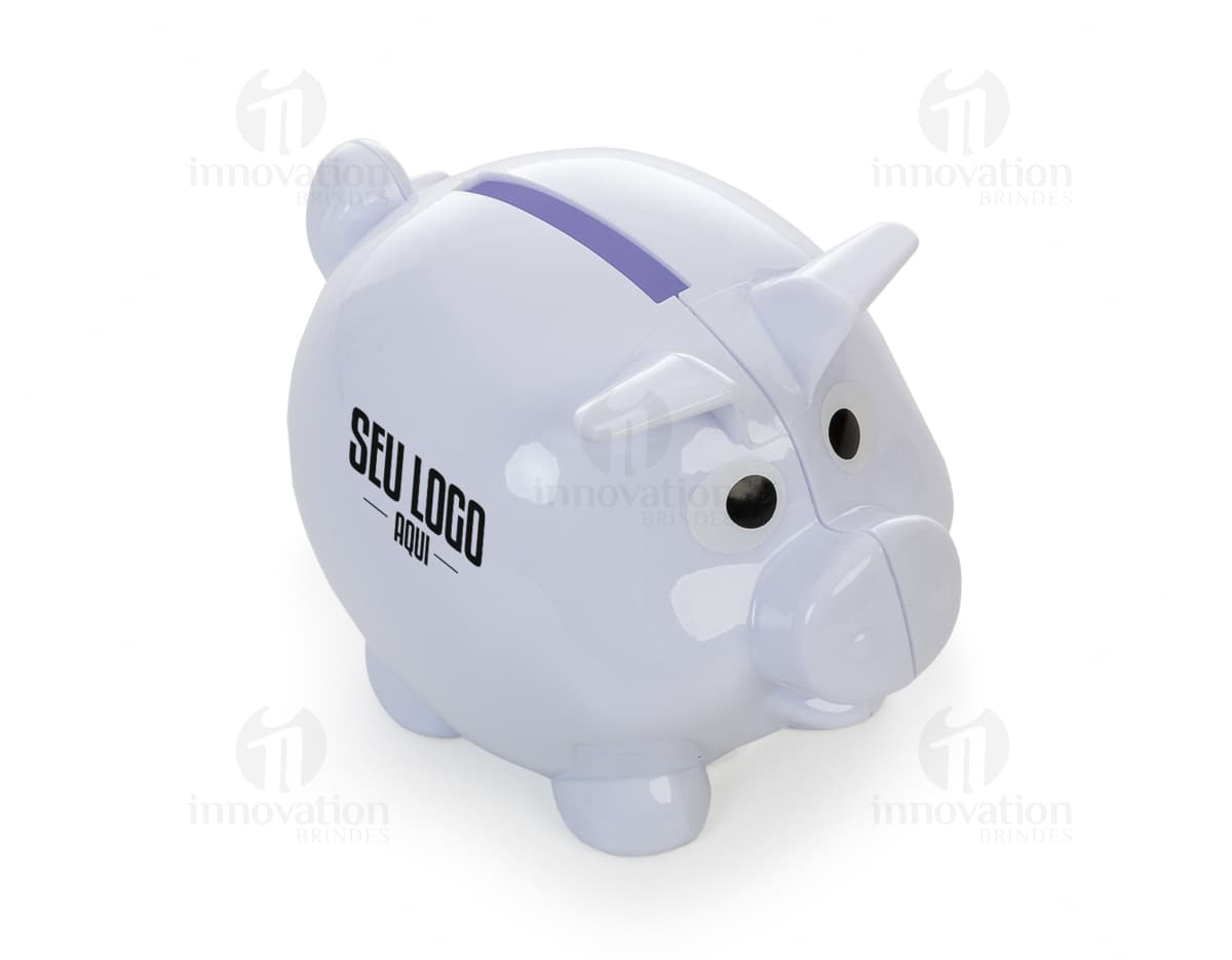 Cofre plástico porquinho para economizar suas economias. Piggy bank fofo e resistente para guardar seu dinheiro com segurança. Ideal para investir e poupar. Adquira o seu!