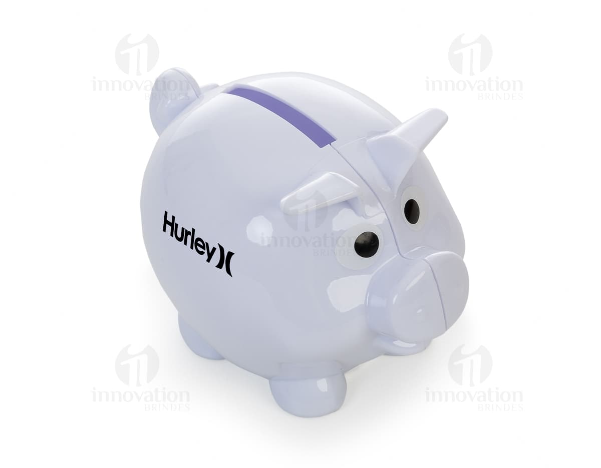 Cofre plástico porquinho para economizar dinheiro e investir com segurança. Guarde suas economias de forma prática e fofa. Ideal para iniciar sua reserva financeira. Economize, invista e garanta seu futuro!
