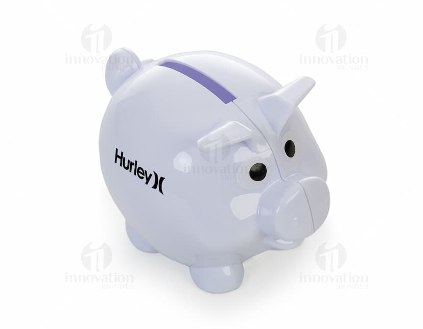 Cofre plástico porquinho para economizar dinheiro e investir com segurança. Guarde suas economias de forma prática e fofa. Ideal para iniciar sua reserva financeira. Economize, invista e garanta seu futuro!