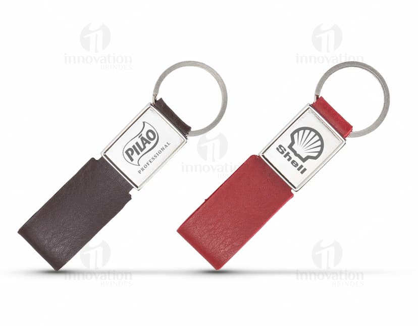 Chaveiro de metal, símbolo de segurança e tecnologia para os seus brindes corporativos. Prático e resistente, ideal para guardar chaves com total controle e segurança. Proteja seu negócio com estilo e sofisticação. Garanta o seu chaveiro de metal agora mesmo!