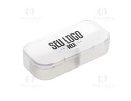 Porta comprimidos plástico - Organize seus medicamentos de forma prática e segura! Ideal para uso no escritório ou em viagens