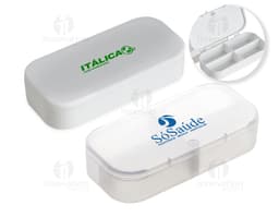 Porta comprimidos plástico: organização e praticidade no seu dia a dia! Ideal para manter seus medicamentos sempre à mão, de