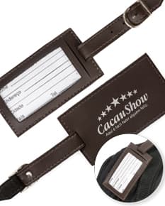 Tag Identificador de Bagagem em Aço Inoxidável - Prepare-se para suas viagens com esse prático e resistente tag de bagagem em aço inoxidável. Nunca mais perca suas malas no aeroporto! Ideal para identificar sua bagagem com estilo e segurança. Garanta já o seu!