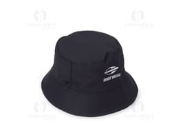Cappello bucket giallo in stile retrò per una moda moderna e divertente. Realizzato in tessuto di alta qualità, ideale per un